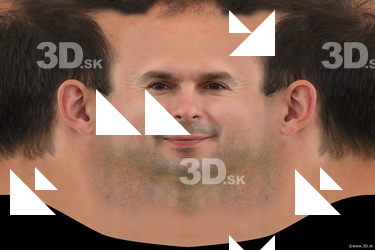 Male head texture