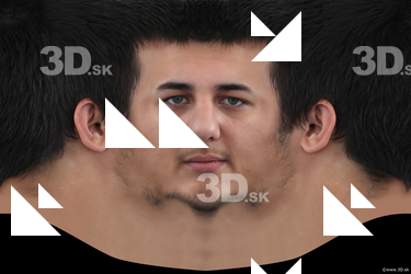 Male head texture