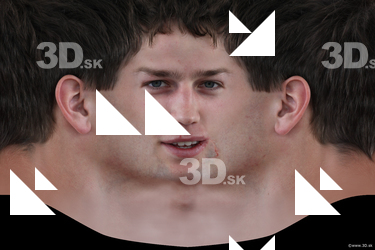 Male head texture