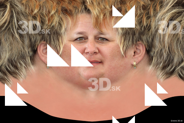 Female head texture