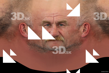 Male head texture