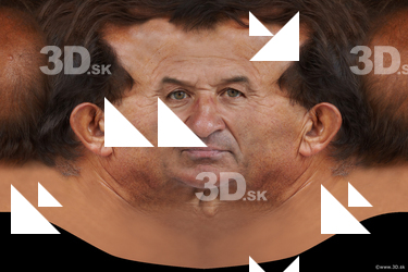 Male head texture