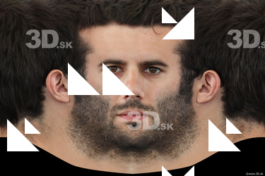 Male head texture