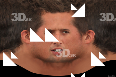 Male head texture