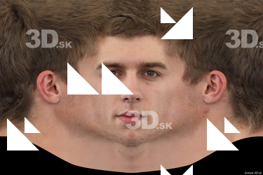 Male head texture