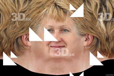 Female head texture