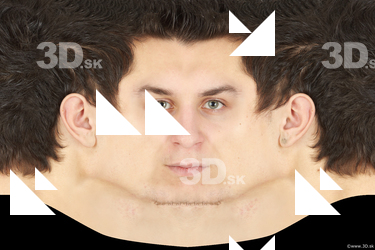 Male head texture