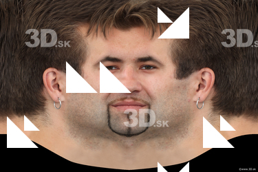 Male head texture