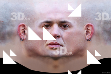 Male head texture