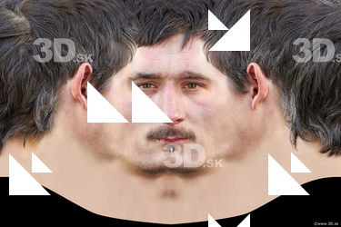 Male head texture