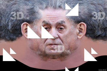 Male head texture