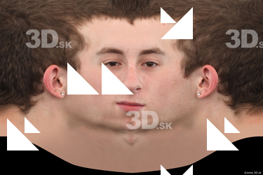 Male head texture