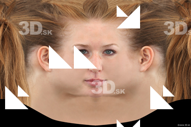 Female head texture