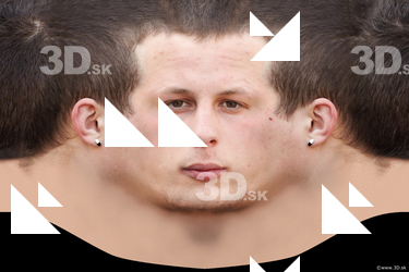 Male head texture