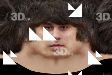 Male head texture