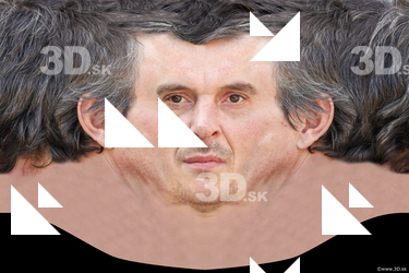 Male head texture