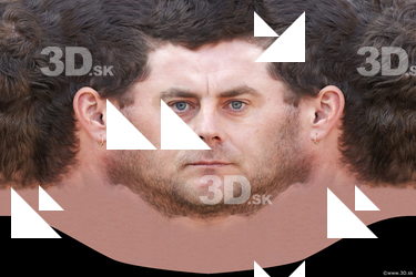 Male head texture