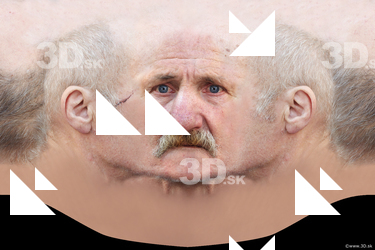 Male head texture
