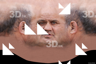 Male head texture