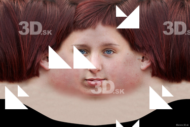 Female head texture