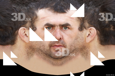 Male head texture