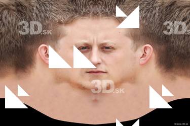 Male head texture