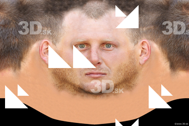 Male head texture
