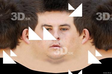 Male head texture