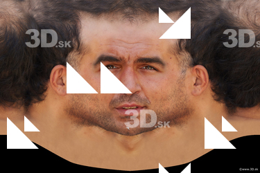 Male head texture