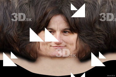 Female head texture