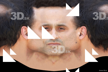 Male head texture