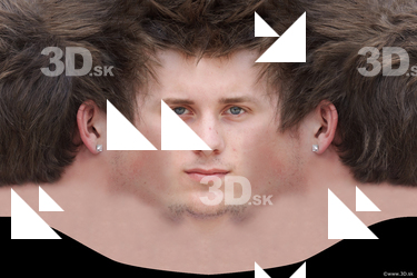 Male head texture