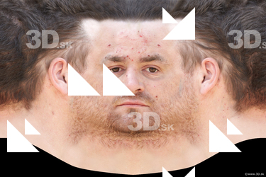 Male head texture