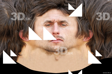 Male head texture