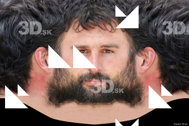 Male head texture