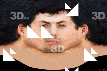 Male head texture