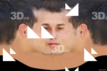 Male head texture