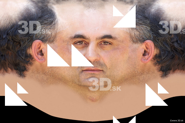 Male head texture