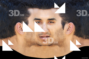 Male head texture