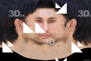Male head texture