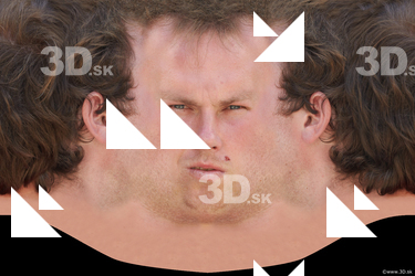 Male head texture