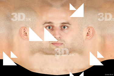 Male head texture