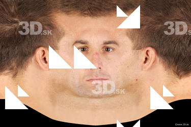 Male head texture
