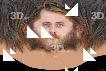 Male head texture