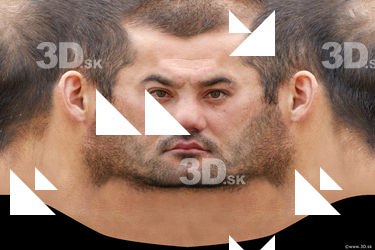 Male head texture