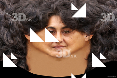 Female head texture