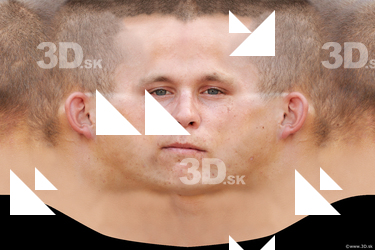 Male head texture