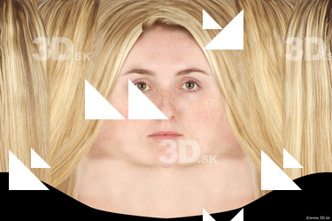Female head texture