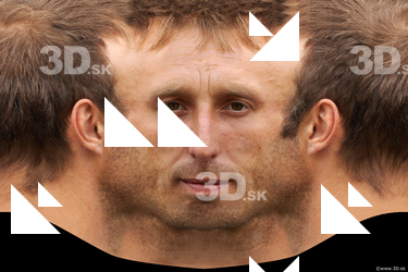 Male head texture