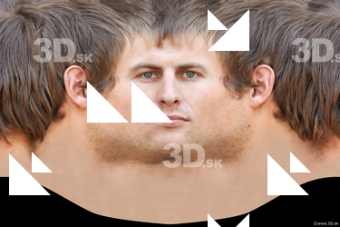 Male head texture